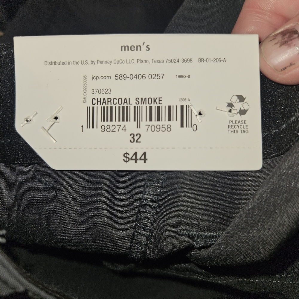 Stylus Mens Gray Cargo Short Size 32 - Picture 10 of 12